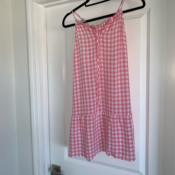 Suzanne betro weekend pink white gingham halter neck blouse‎ size 1XL - Picture 3 of 9